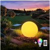 Milagro | LED RGB Stmievateľná vonkajšia lampa GLOBO 1xE27/8,5W/230V pr. 60 cm IP44 + DO | LEDMI2489B