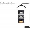 Andoer Velká Studiová Kosmetická Pásová Beauty LED Lampa 36W Half Moon Výběr Barev Barva: Černá