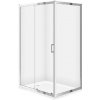 Cersanit Zip - Sprchový kút 79x99 cm, chróm/číre sklo S154-003