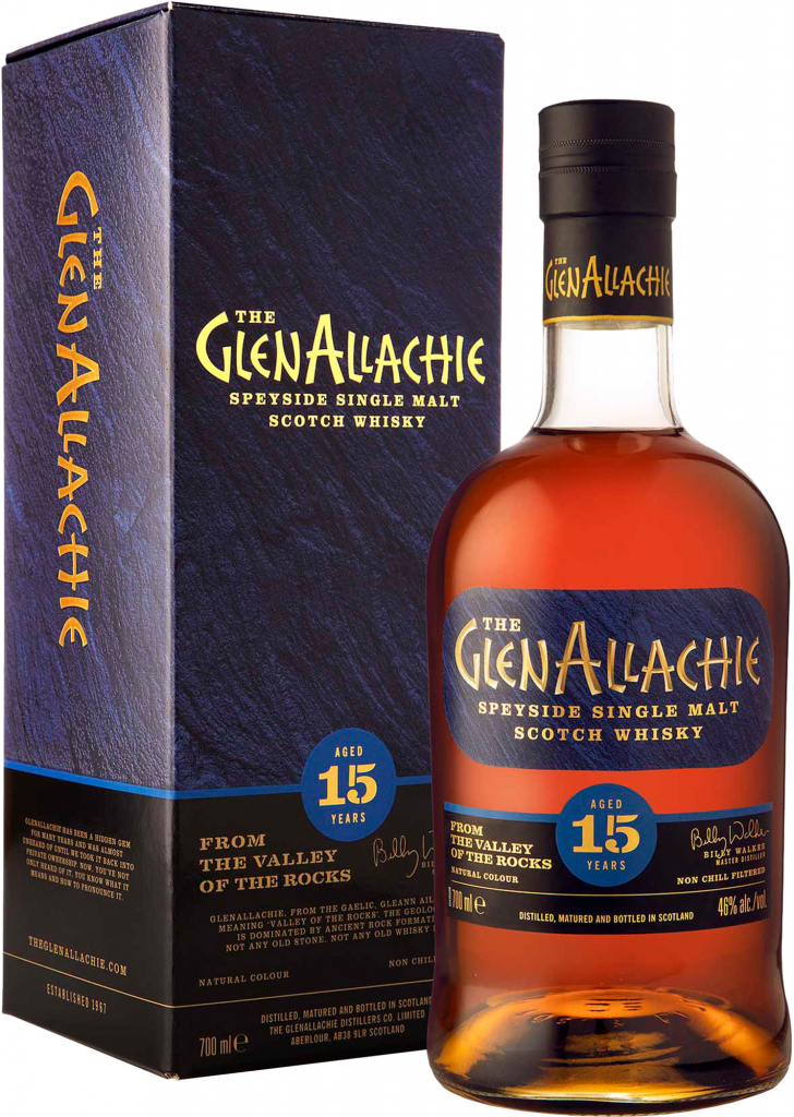 The GlenAllachie 15y 46% 0,7 l (kazeta)