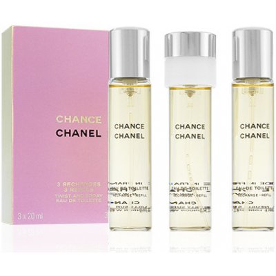 Chanel Chance toaletná voda pre ženy 3x20 ml náplň
