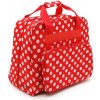 Taška na šijací stroj - červenobiela