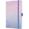 Sigel J5347 Jolie A5 týždenný 2025 Butterfly Confetti Candy