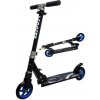 mamido Veľká skladacia kolobežka H7 R-Sport čierno-modrá, kolesá 145 mm, do 100 kg
