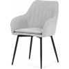Nábytek PEGAS s.r.o. Jídelní židle, šedá, hladká látka, DCL-221 SIL2
