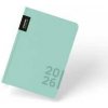 Pastelini A5 denní 2026 zelená