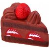 SQUISHY - Antistresová penová hračka Torta, 3 farby Hnedá