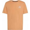 Pánske funkčné tričko s krátkym rukávom adidas ADI365 RUN ESS TEE oranžové KB5964 - M