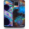 Picasee silikónový čierny obal pre Realme 8 4G - Space