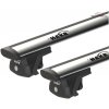 Střešní nosič příčníky Hakr Volvo XC90 2002-2014 s podélníky, wing stříbrné (0013,0002)