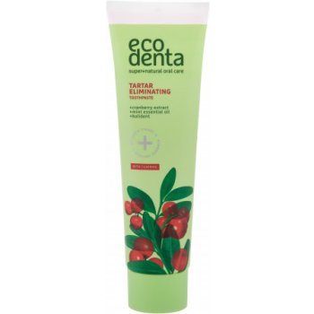 Ecodenta osviežujúca zubná pasta proti zubnámu kameňu 2v1 s brusnicami a Kalidentem (2in1 Refreshing Anti-Tartar Toothpaste) 100 ml