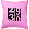 Tachometer 30 - Vankúš 50x50 - 50x50 - Vrátane výplne ( Ružová )