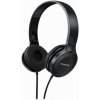 Panasonic Panasonic RP-HF100E-K, drátové sluchátka, přes hlavu, skládací, 3,5mm jack, kabel 1,2m, černá