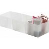 Compactor Optimo Set 3 ks veľkých transparentných organizérov, 30 x 15,5 x 8 cm