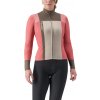 Castelli Unlimited Thermal LS W, Mineral red/ Clay Veľkosť: XS Dámsky cyklistický, zateplený dres s dlhým rukávom