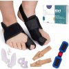 Hallux valgus Oddeľovače prstov a pásy s klinmi 6 v 1 11 ks