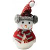 MAKRO - Snehuliak vianočný dekoračný 35cm