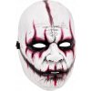 Maska na tvár Widmann, plastová, klaun, biela