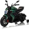 RAMIZ Elektrická motorka Ducati Diavel x Bentley - zelená - MOTOR - 2x35W, BATÉRIE - 1x12V7h - 2026