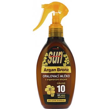 SunVital Argan Oil opaľovacie mlieko SPF10 200 ml