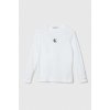 Detská bavlnená košeľa s dlhým rukávom Calvin Klein Jeans IG0IG02135.9BYX biela 140
