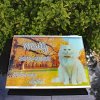 Neosvetlená 30x25cm farebná tabuľka pre zvieratko (Tabuľka s vlastnou farebnou fotografiou pre zvieratká v nerozbitnom kalenom skle)