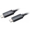 AKASA - USB 3.1 typ C na typ C kabel - 100 cm AK-CBUB26-10BK (AK-CBUB26-10BK)