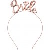 PartyDeco Čelenka Bride zlato ružová