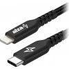 AlzaPower APW-CBMFI9402B AluCore USB-C to Lightning MFi, 2m, černý