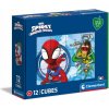 Clementoni Obrázkové kocky 12 ks Spidey and his amazing friends
