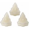 Boltze Home Set 3 mini sviečok v tvare stromčeka Tanne Variant: Biele