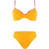 Liduš dámske dvojdielne plavky bez výstuže M tmavo žltá