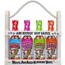 Specialty Foods Pálivé omáčky Ass Kickin' Hot Sauce set 4 ks x 148ml