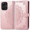 Peňaženkové puzdro Embossing Pattern Mandala Flower ružové – Infinix Hot 30i