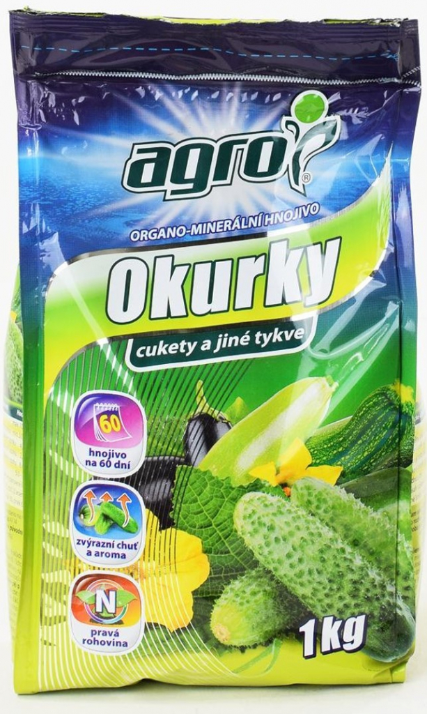 AGRO Hnojivo organicko-minerálne na uhorky, cukety a iné tekvice 1 kg