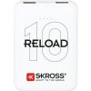 PowerBank SKROSS Reload 10, 10000mAh, 2x 2A výstup, microUSB kabel, bílý