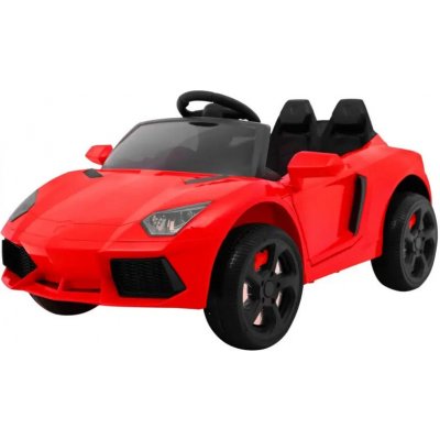 JOKO Elektrické autíčko Future, penové odpružené kolesá, MP3, diaľkové ovládanie, červené