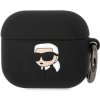 Karl Lagerfeld Pouzdro Karl Lagerfeld KLA3RUNIKK na Apple AirPods 3, silikonové, s 3D hlavou Karla