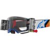 ALPINESTARS okuliare SUPERTECH CORP ROLL-OFF WIDE VISION, ALPINESTARS (modrá/oranžová, číre plexi a roll-off systém) 2025