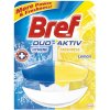 Bref Duo Aktiv tekutý WC blok komplet Lemon 50 ml