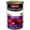 Animonda Gran Carno Adult Konzerva - hovädzie & jahňacie pre psov 400 g