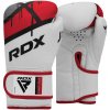 RDX Detské boxerské rukavice J7 6oz - biela/červená