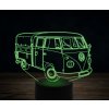 Beling 3D lampa,Volkswagen T1 Pick Up, 7 farebná VW24