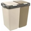 Plastový odpadkový kôš na triedený odpad 20 l Duo Dust - Orion