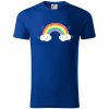Veselá dúha - Tričko z organickej bavlny - 3XL ( Kráľovská modrá )