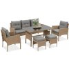 Focus Garden Focus CORTINA 5+1 záhradná sedacia súprava, béžová 002224, NOVINKA
