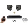 Monitorrs Security AI IP 2 kamerový set 5 Mpix GDome (6371K2) (Monitorrs Security)