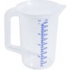 CONTACTO Džbánek z polypropylénu s odměrkou 2 l s víkem 3060/200 poloprůhledná