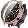 PROTEMIO 88493 PC FULL COVER Plastový kryt so sklom pre OnePlus Watch 2R ružový