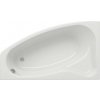 Cersanit Sicilia, asymetrická rohová vaňa ľavá 170x100cm + nožičky, biela, S301-097